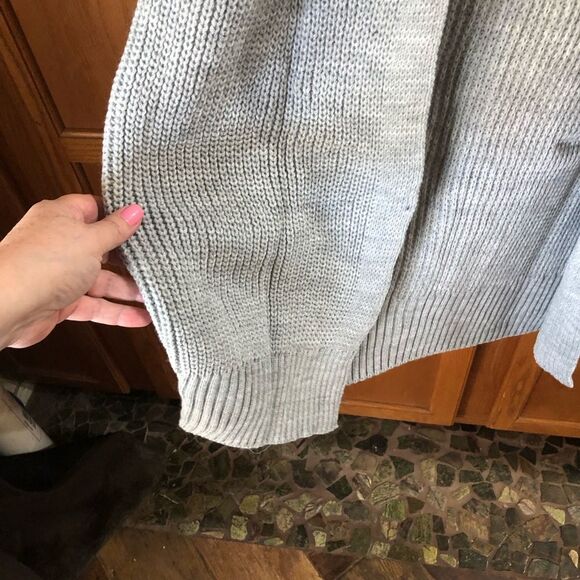 NWT PRETTY LITTLE THING Open Maxi Knitted Cardigan Duster Plus Size 18 - Picture 7 of 14